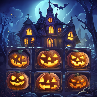 Halloween Slots Game Interface