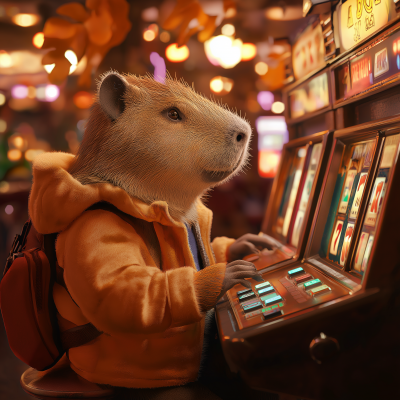 Capybara at the Slot Machine
