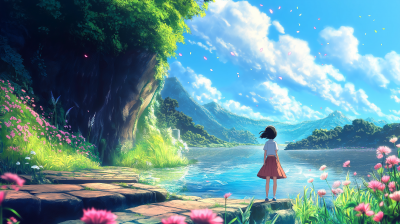 Anime Ghibli Vibes Wallpaper