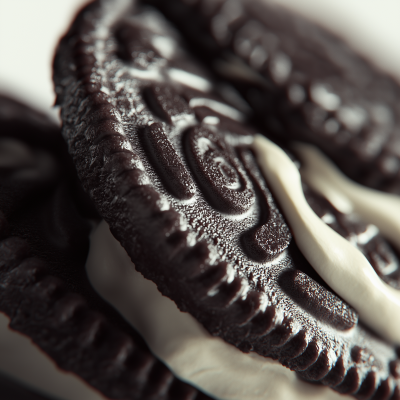 Closeup of Oreo Cookie