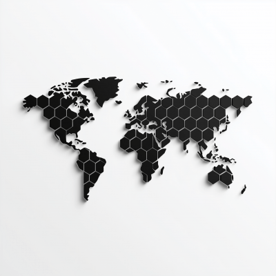 Minimalist World Map