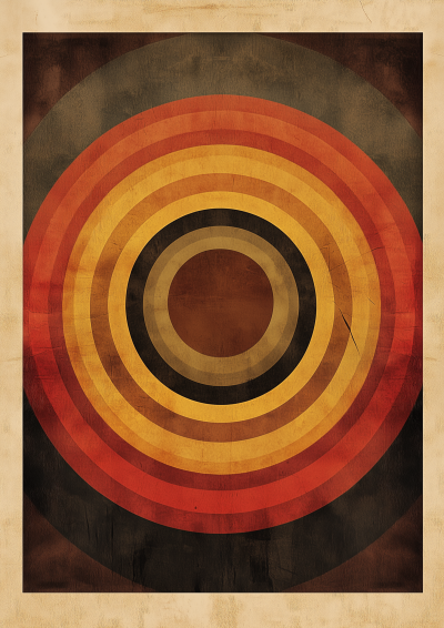 Abstract Geometric Poster