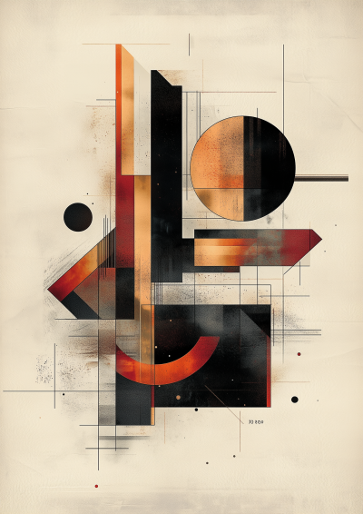 Abstract Geometrical Poster