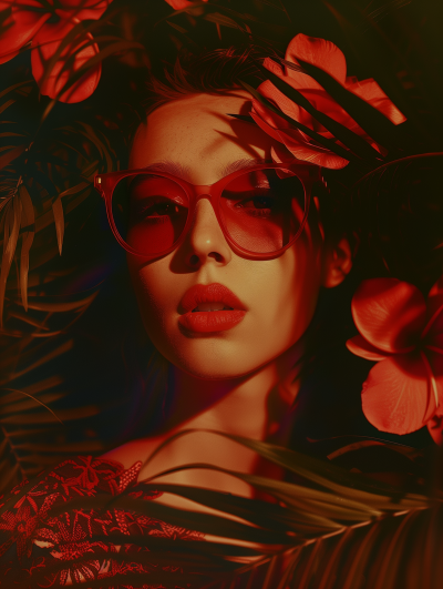Woman in Red