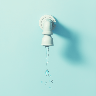 Save Water Minimal Design