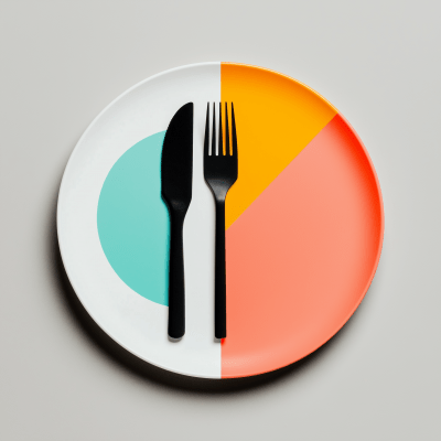 Colorful Plate Infographic