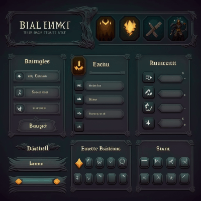 2D RPG Game User Interface