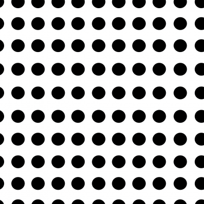 Black and White Polkadot Pattern