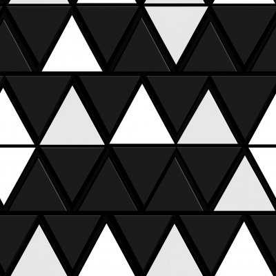 Black and White Triangle Pattern