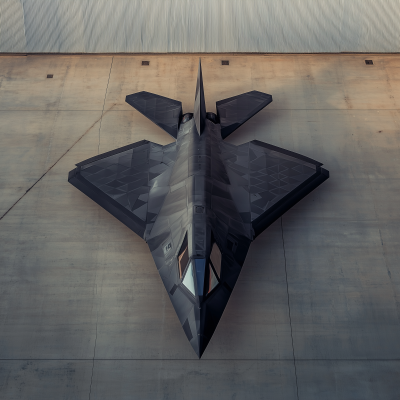 Stealth Fighter from Above