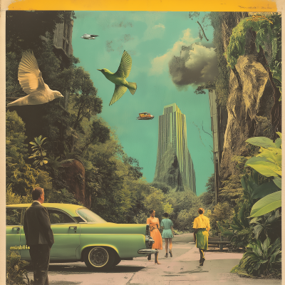 Surreal Retro Collage