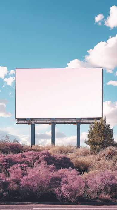 Dreamy Billboard Mockup