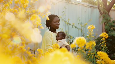 Peaceful Garden Embrace