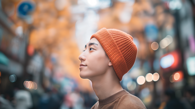 Confident Young Asian Man