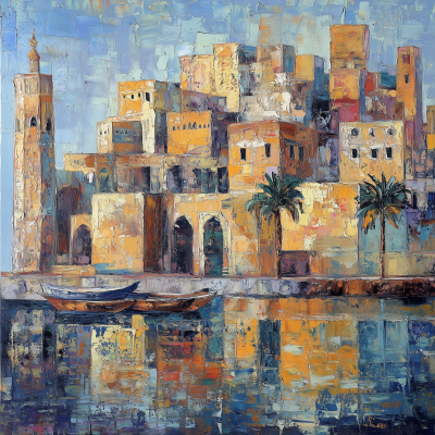 Abstract Egyptian City