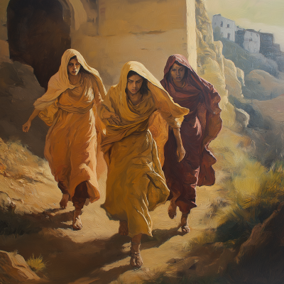 Fleeing from the Tomb