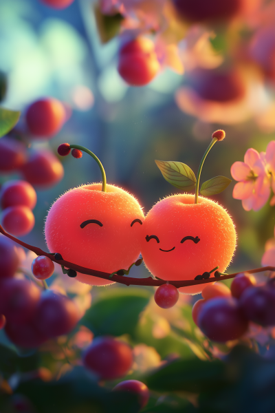 Cute Chubby Cherries