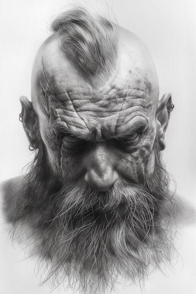 Viking Warrior Portrait