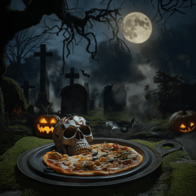 Halloween Night Scene