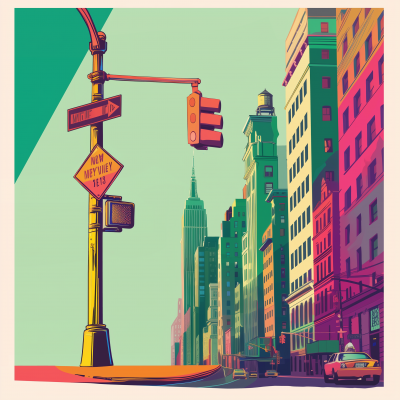 New York City Street Post
