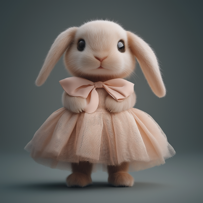 Mini Lop Rabbit as Alice