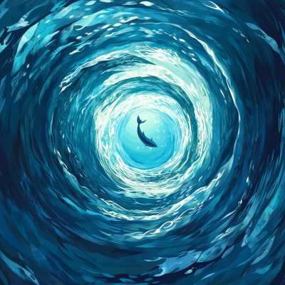 Mesmerizing Underwater Vortex