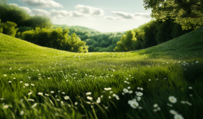 Lush Green Landscape