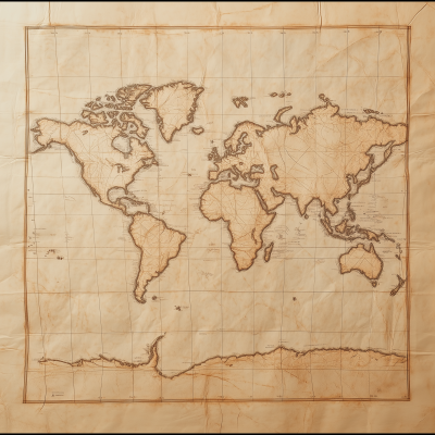 Antique Map of the World