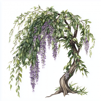 Whimsical Weeping Willow