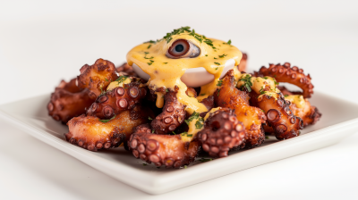 Bizarre Fried Octopus