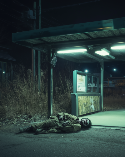 Spooky Bus Stop Encounter