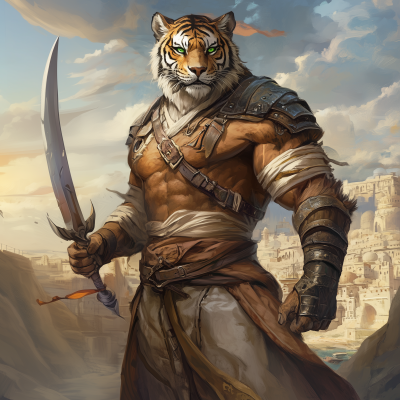 Humanoid Tiger Bandit King