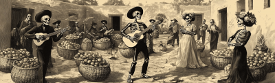 Vintage Day of the Dead Celebration