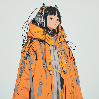 Mechanical Girl in Sci-Fi