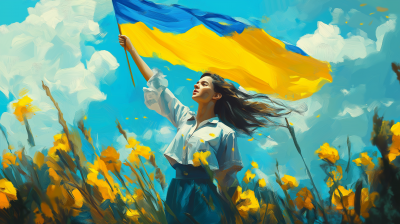 Ukraine’s Independence Day Illustration