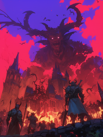 Artistic Portrayal of the Nine Hells
