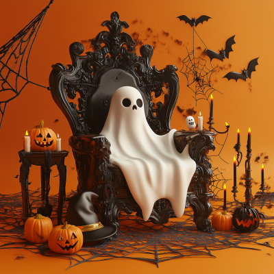 Spooky Halloween Throne