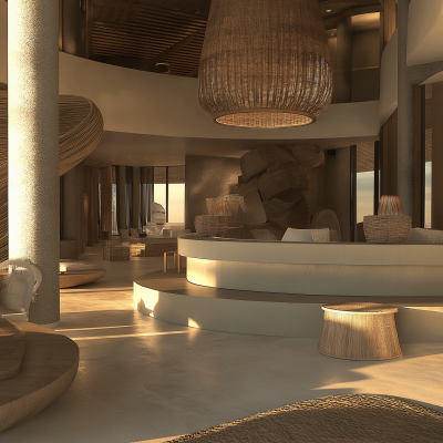 Luxury Hotel Reception in Botswana