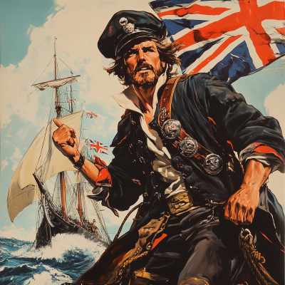 English Sailors Recruitment Advertisement