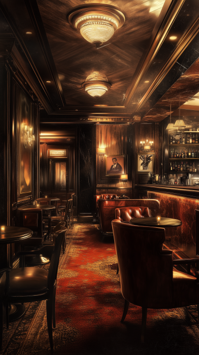 Vintage 1920s NYC Lounge