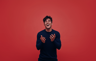 Happy Young Man Portrait