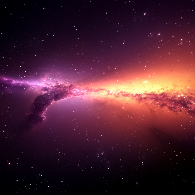 Colorful Space Scene