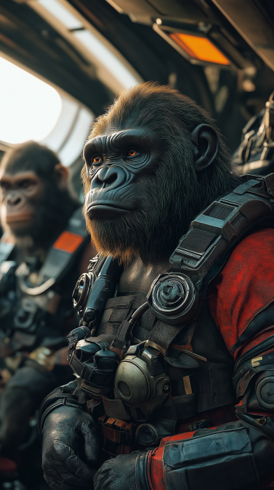 Futuristic Gorilla Lab