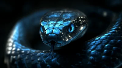 Cobra Snake with 2025 Logo