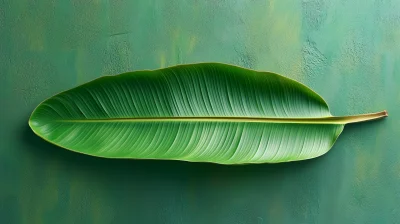 Banana Leaf Illustration