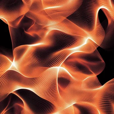 Neon Sonic Waves Pattern