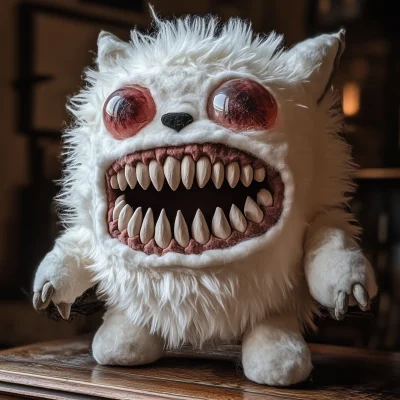 Fluffy Toy with Horrific Teeth