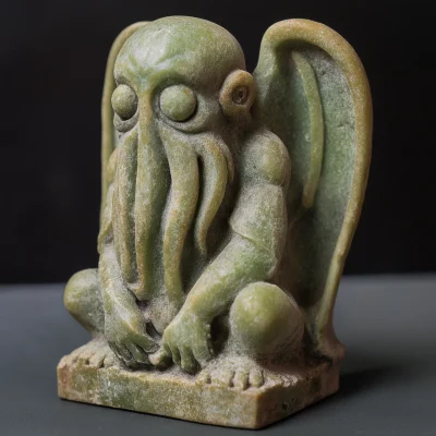 Ancient Cthulhu Cult Statue