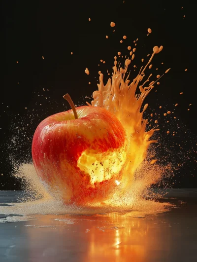 Exploding Apple