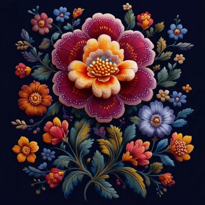 Ukrainian Floral Pattern